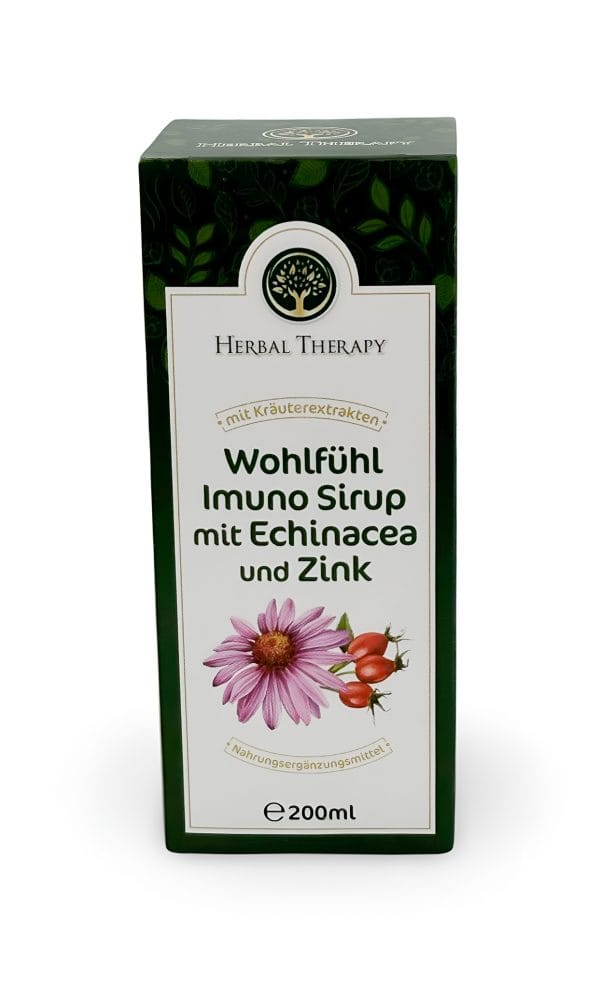 Wohlfühl -Imuno-Sirup mit Echinacea und Zink 200 ml – Bild 3