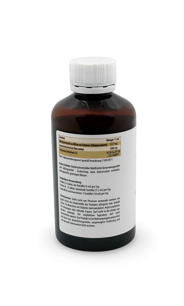 Wohlfühl -Imuno-Sirup mit Echinacea und Zink 200 ml – Bild 5