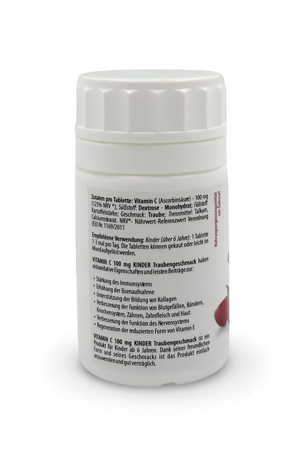 VITAMIN C 100 mg Traube – Bild 2