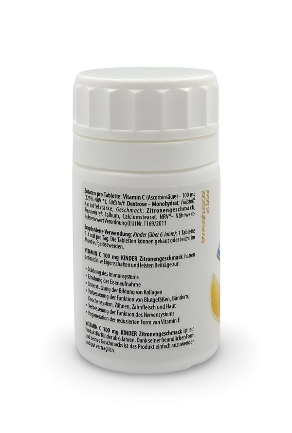 VITAMIN C 100 mg KINDER Zitrone - Image 2