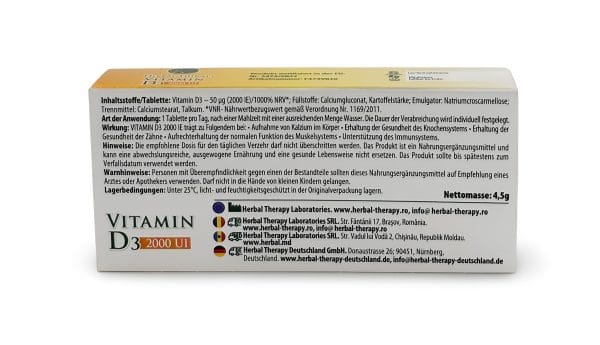 VITAMIN D3 2000 IE – Bild 3