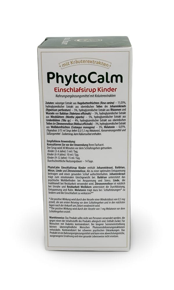 PhytoCalm Beruhigungs- und Einschlafsirup Kinder – Bild 7