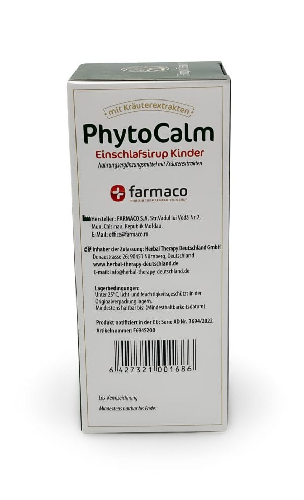 PhytoCalm Beruhigungs- und Einschlafsirup Kinder – Bild 6