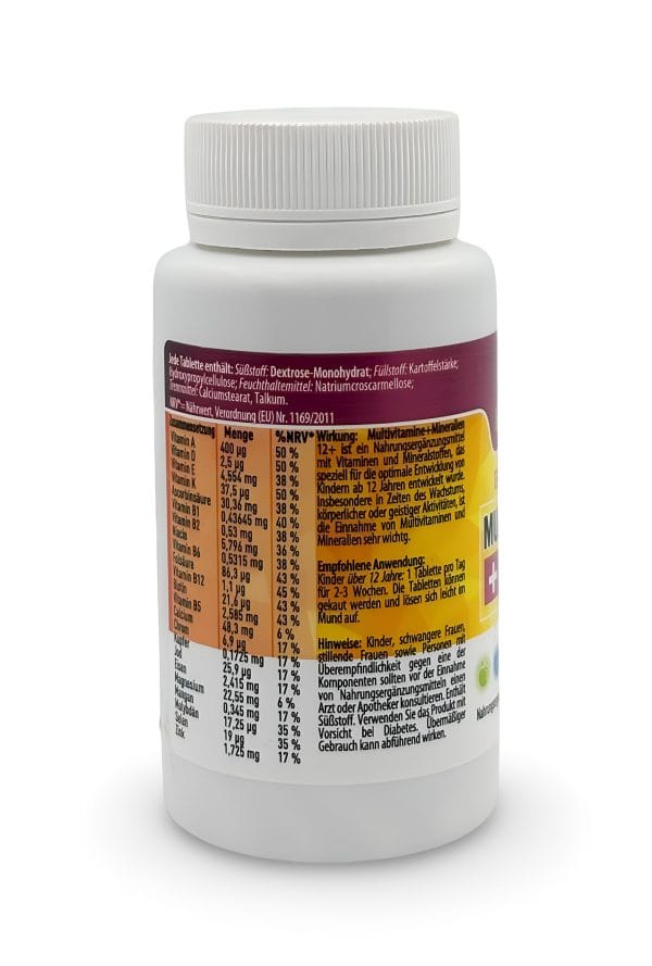 MULTIVITAMINE+ MINERALIEN 12+ – Bild 3