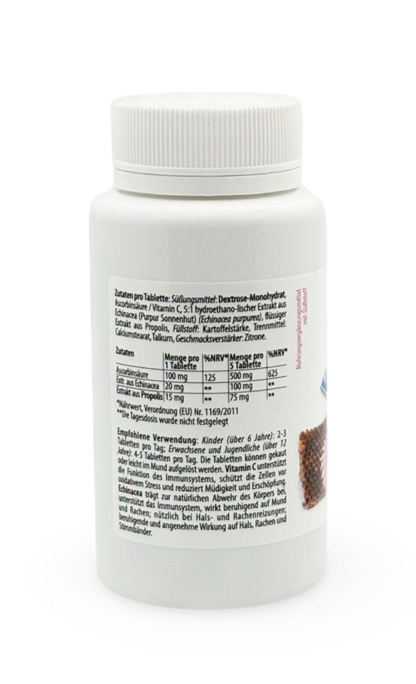 VITAMIN C 100 mg Propolis + Echinacea – Bild 3