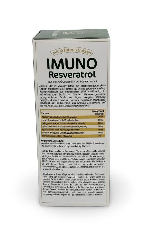 Sirup IMUNO-Resveratrol (Traubenextrakt) – Bild 7