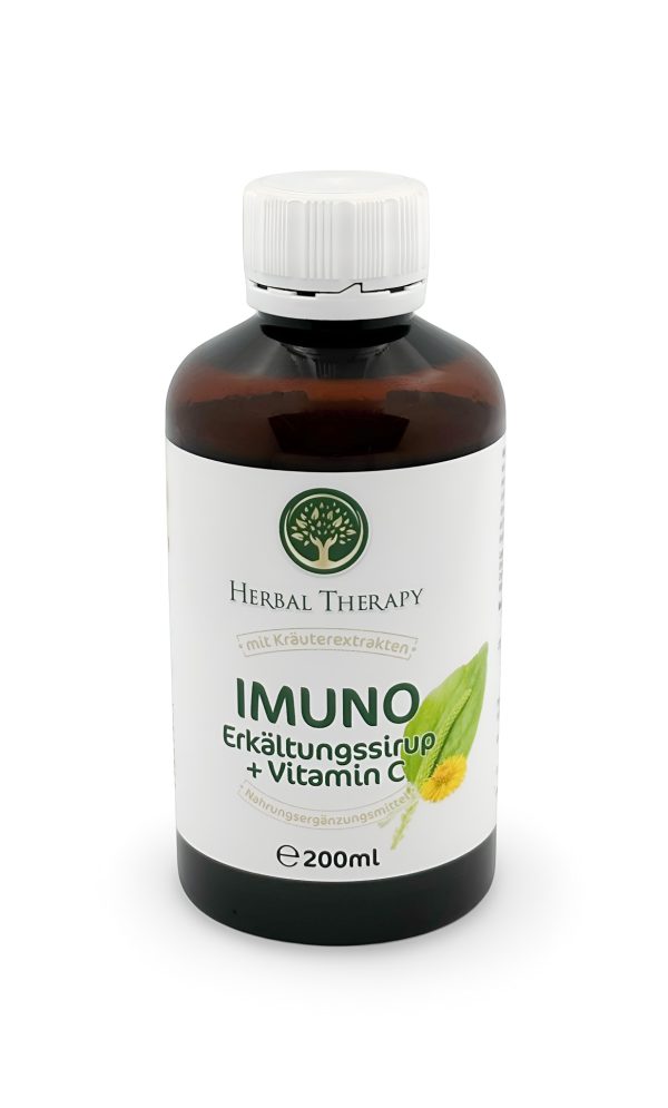 IMUNO Erkältungssirup mit Ingwer und Vitamin C 200 ml