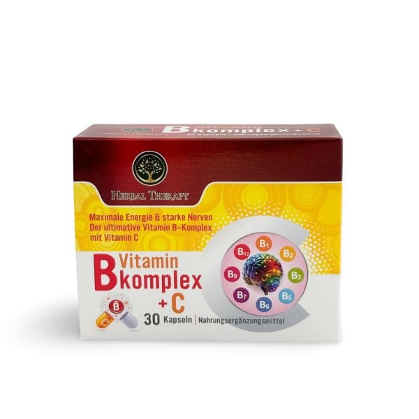 Vitamine B komplex + C, 30 Kapseln – Bild 3
