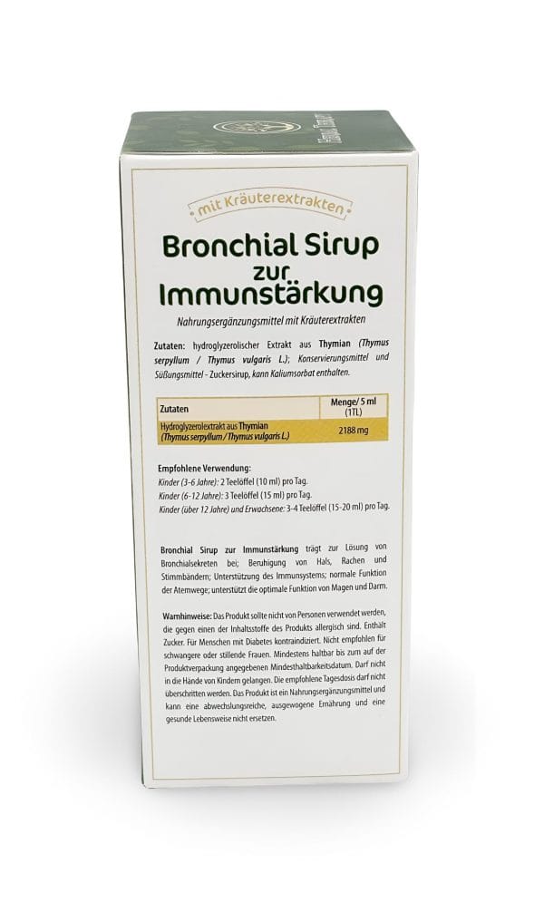 Bronchial Sirup zur Immunstärkung 200ml – Bild 4