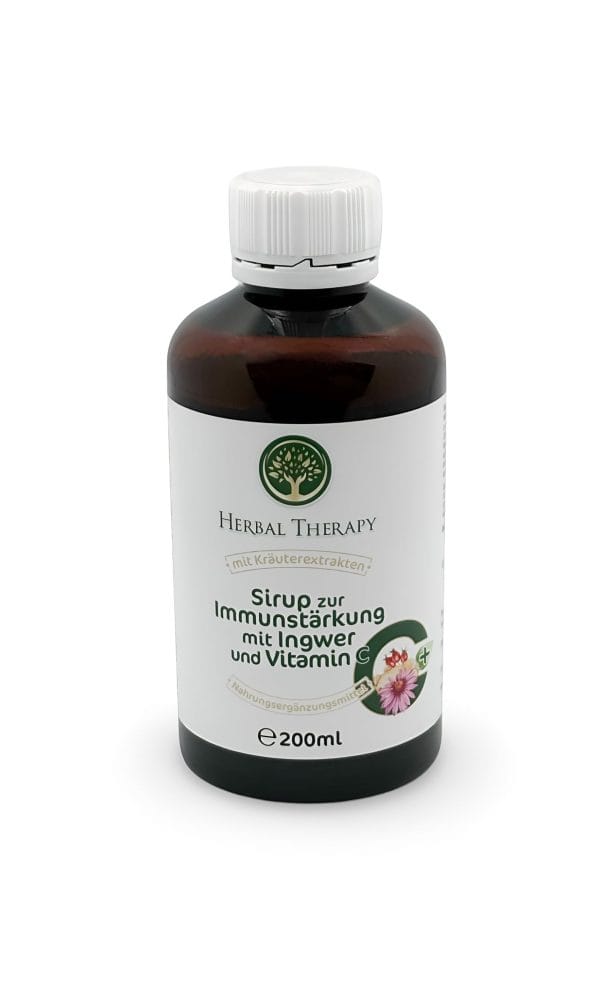 Sirup zur Immunstärkung mit Ingwer und Vitamin C