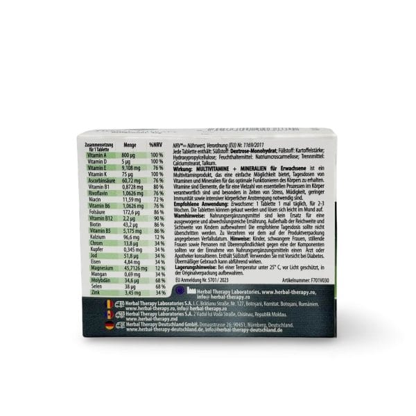 MULTIVITAMINE + MINERALIEN für Erwachsene – Bild 4