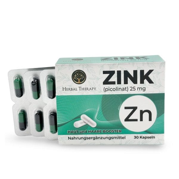 Zink (Picolinat) 25 mg, 30 Kapseln