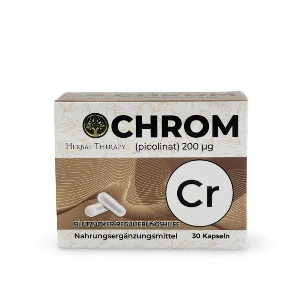Chrom (Picolinat) 200 μg, 30 Kapseln – Bild 3